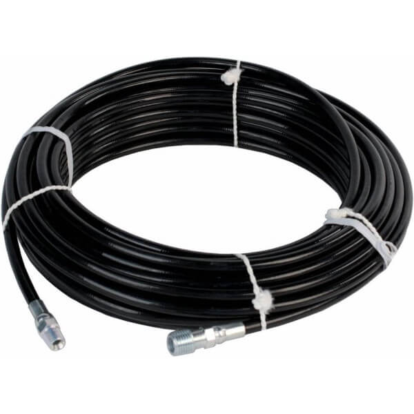 Pressure-Pro PRO02050 ProJet Jetter Hose Assembly – 50', 1/8" MP x 1/4" MP, 4800 PSI