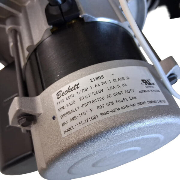 Beckett PRO201 AFG Oil Burner Assembly – 120VAC