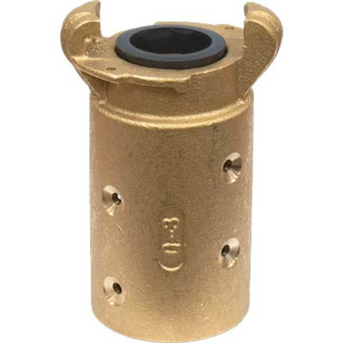 1-1/4" Brass Quick Coupling – 175 PSI Max, Blast Hose Connector