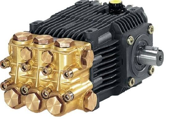 RK18.28HNL Triplex Pressure Washer Pump – 4.75 GPM @ 4000 PSI, 1450 RPM, 24 mm Long Solid Shaft
