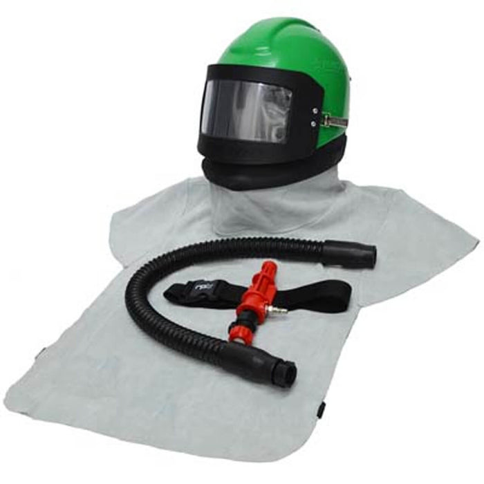 Respirator – RPB Nova 2000 with Leather Cape & Hot Tube, Medium Head Dome & Sidewings, NIOSH TC-19C-363 Type CE