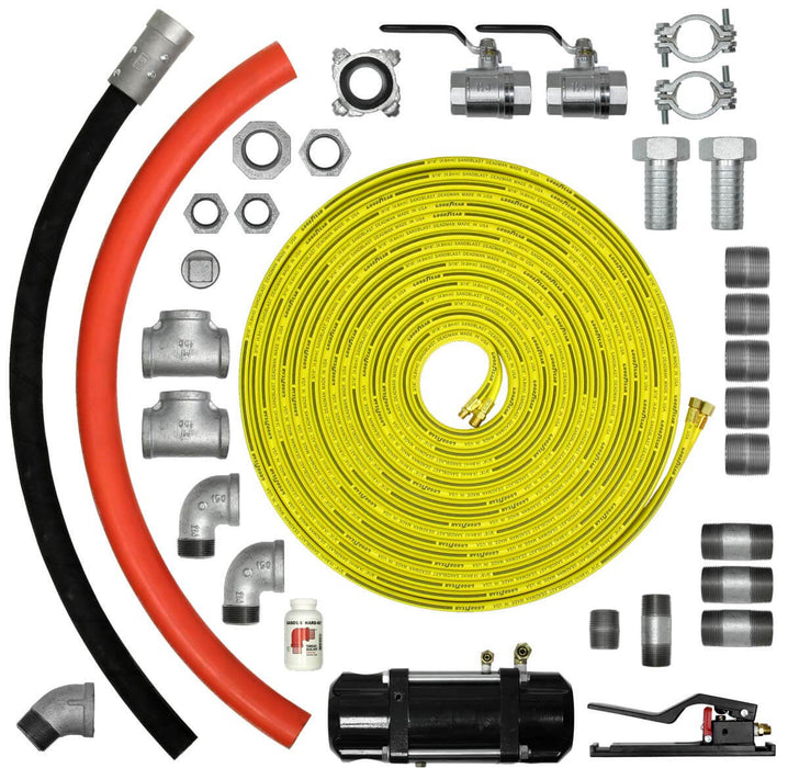 Combination Pneumatic Conversion Kit 1-1/4" for Small Blaster Pressure Release System w/ 55' Twinline Control Hose (Replaces Schmidt Axxiom 0001-000)