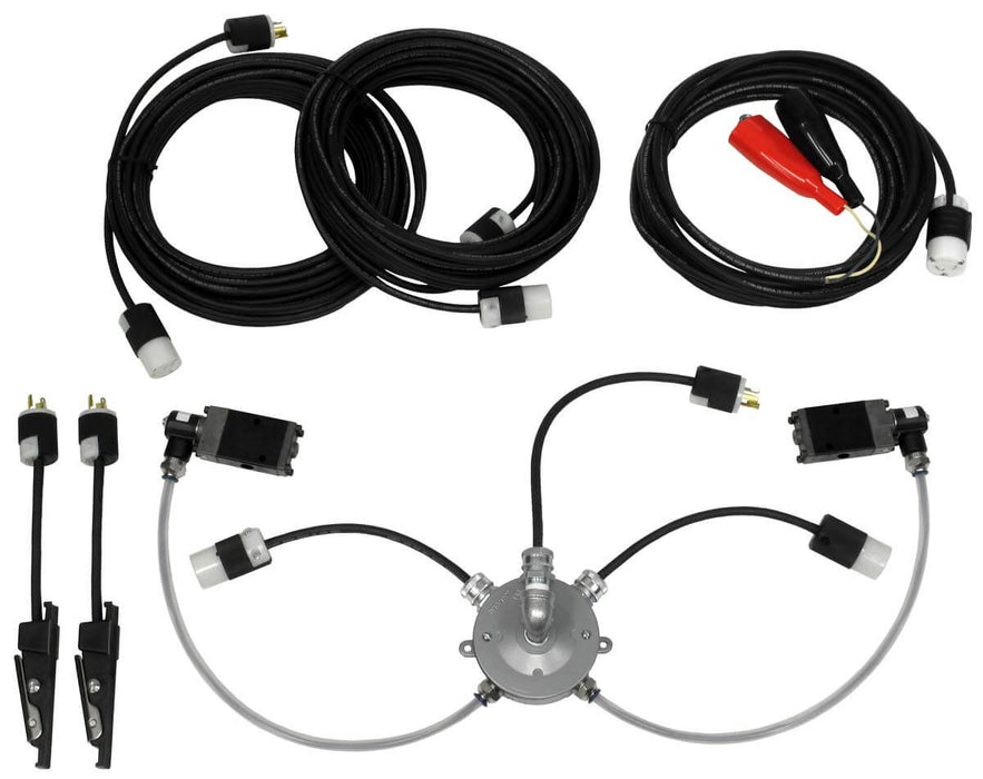 Pneumatic to Electric Conversion Kit 12VDC for Bulk Blaster (2 Outlet) w/ (2) 110' Control Cords (No Fittings) (Replaces Schmidt Axxiom 0004-420)