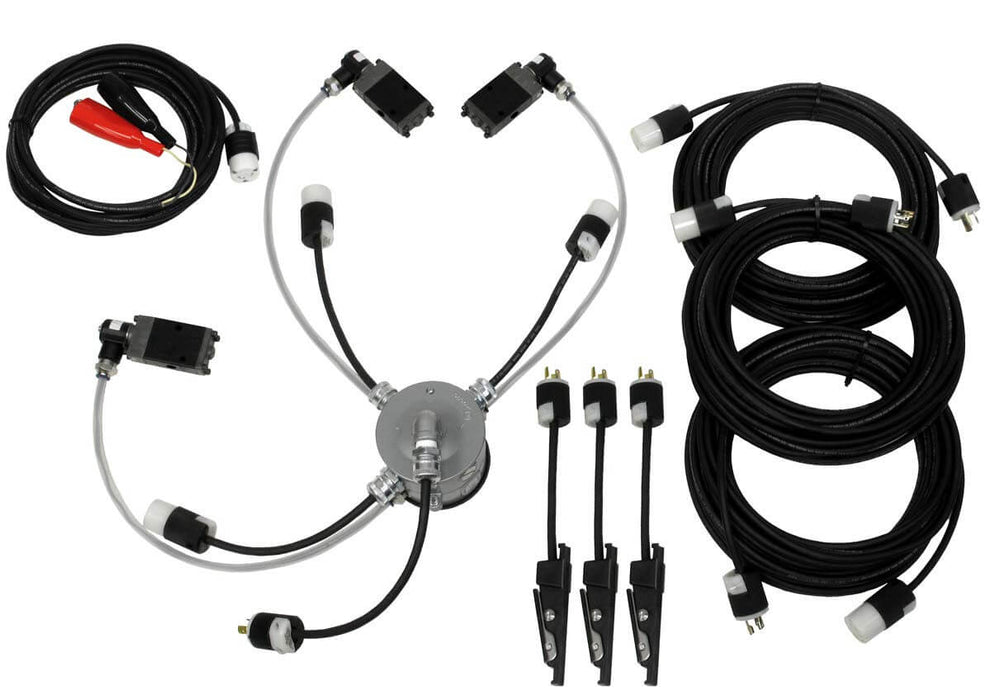 Pneumatic to Electric Conversion Kit 12VDC for Bulk Blaster (3 Outlet) w/ (3) 110' Control Cords (No Fittings) (Replaces Schmidt Axxiom 0004-430)
