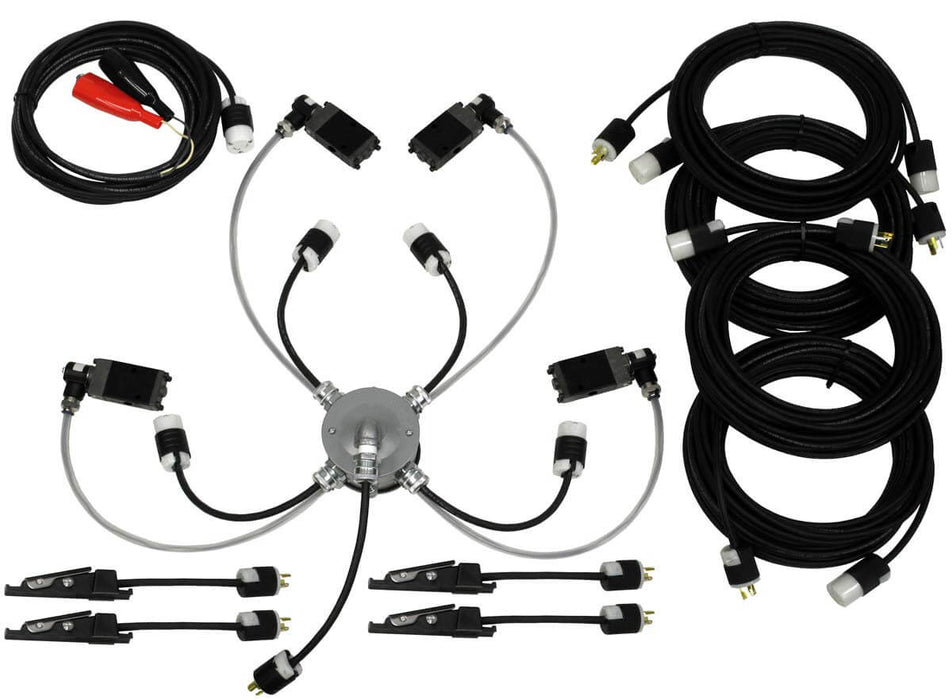 Pneumatic to Electric Conversion Kit 12VDC for Bulk Blaster (4 Outlet) w/ (4) 110' Control Cords (No Fittings) (Replaces Schmidt Axxiom 0004-440)