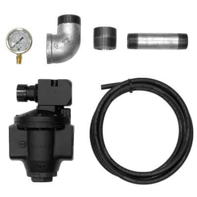 2" Big Gun Full Flow Piggyback Pressure Regulator Kit for 8, 10 & 20 Cu Ft Abrasive Blasters – Customer Installed