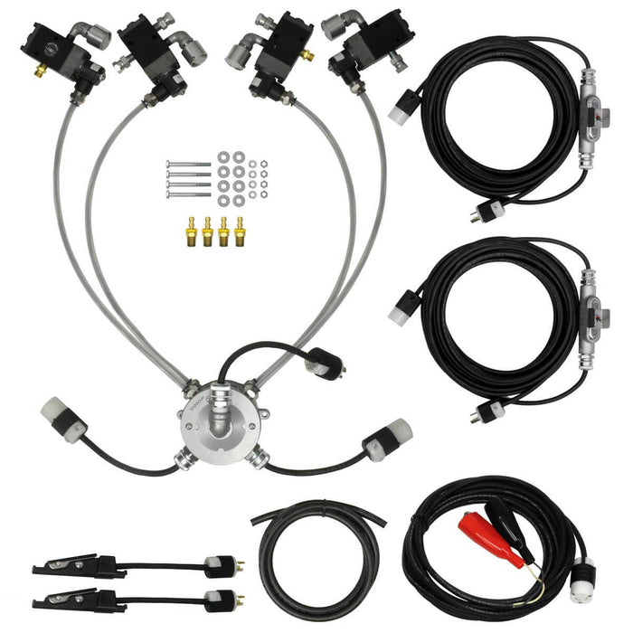 12VDC Electric Abrasive Cutoff Kit – Junction Box – 2 Outlet Bulk Blaster – Factory Installed – Replaces Schmidt Axxiom 2035-131-02