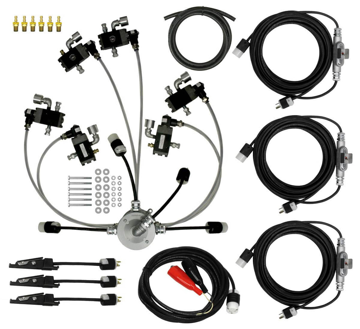 12VDC Electric Abrasive Cutoff Kit – Junction Box – 3 Outlet Bulk Blas ...
