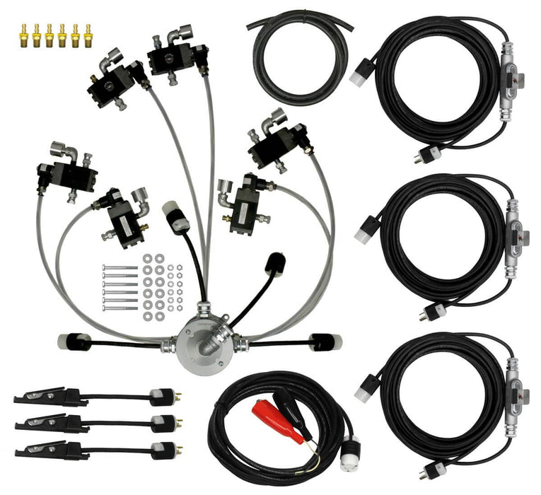 12VDC Electric Abrasive Cutoff Kit – Junction Box – 3 Outlet Bulk Blaster – Factory Installed – Replaces Schmidt Axxiom 2035-131-03