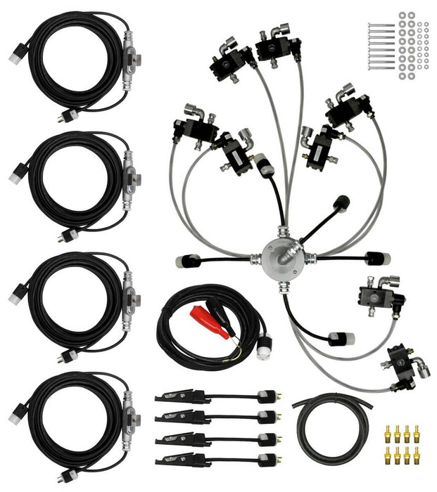 12VDC Electric Abrasive Cutoff Kit – Junction Box – 4 Outlet Bulk Blaster – Factory Installed – Replaces Schmidt Axxiom 2035-131-04