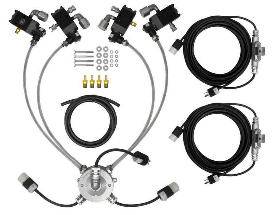 Junction Box Abrasive Cutoff Kit 12VDC Electric – Bulk Blaster (2 Outlet) (Includes (2) 110' Control Cords) (Customer Installed) (Control Handles & Power Cord Not Included) (Replaces Schmidt Axxiom 2035-132-01)