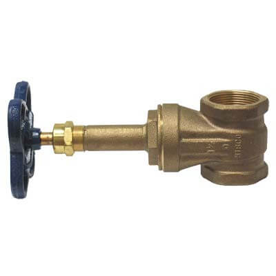 1" Bronze Gate Valve – Industrial Shutoff Valve – Replaces Schmidt Axxiom 2423-906