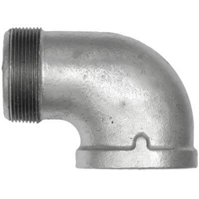 2" Galvanized 90° Street Elbow Pipe Fitting – Industrial Pipe Elbow – Replaces Schmidt Axxiom 3006-109