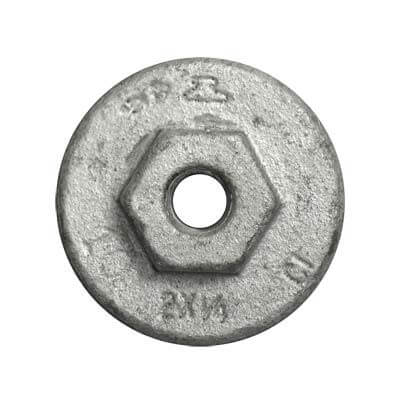 2" x 1/4" Galvanized Reducing Bushing Pipe Fitting – Threaded Reducer – Industrial Fitting – Replaces Schmidt Axxiom 3026-109-02
