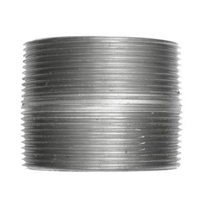 2" Galvanized Close Nipple TBE (Threaded Both Ends) – Industrial Pipe Fitting – Replaces Schmidt Axxiom 3029-009-99