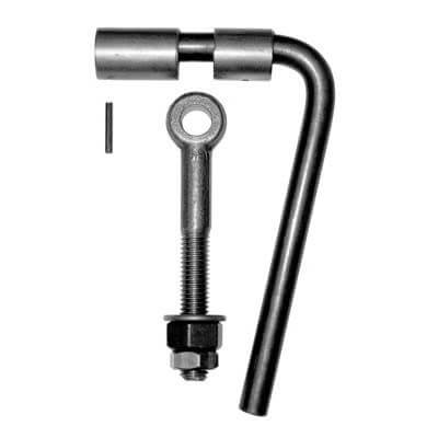 10" Camlock Handle Closure Assembly – 5 Bolt, 1/2" Bolt, 7/8" Cam Diameter – Blast Pot Closure – Replaces Schmidt Axxiom 7007-519-02