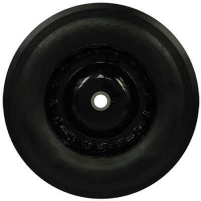 16" x 4" Black Wheel & Tire Assembly – Blast Pot Replacement Wheel – Replaces Clemco 20427