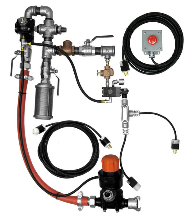 Ruemelin Style APV Electric Conversion Kit 120VAC 1-1/4" w/ Urethane Sleeve & Palm Button w/ 55' Control Cord