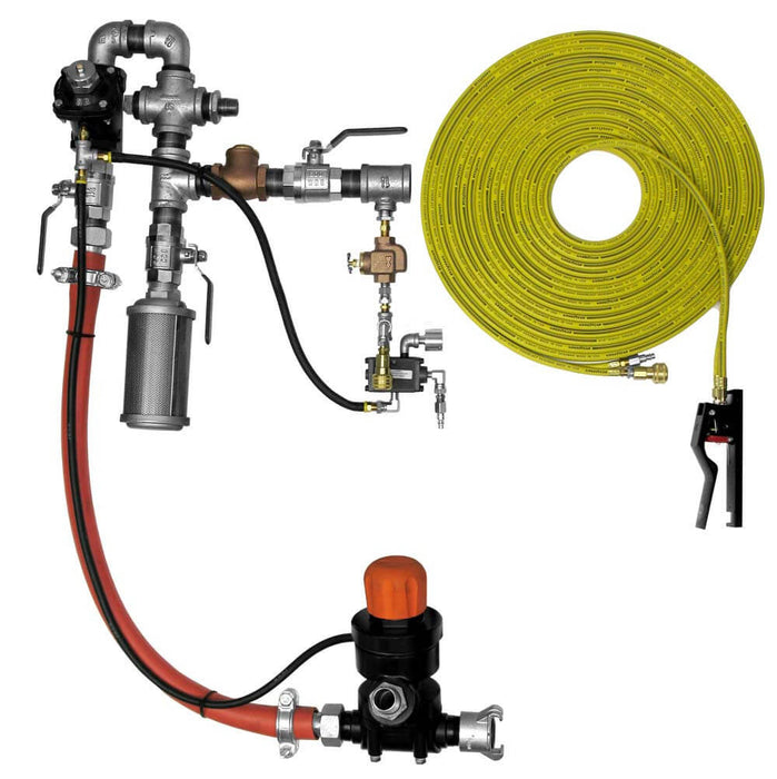 Ruemelin Style APV Pneumatic Conversion Kit 1-1/4" w/ Urethane Sleeve & 55' Twinline Control Hose