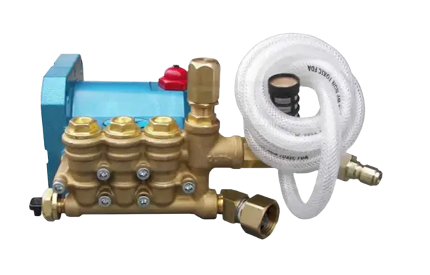 Pressure-Pro SLP4PPX25GSI-057 Pump Assembly – CAT 4PPX25GSI Pump w/ Plumbing