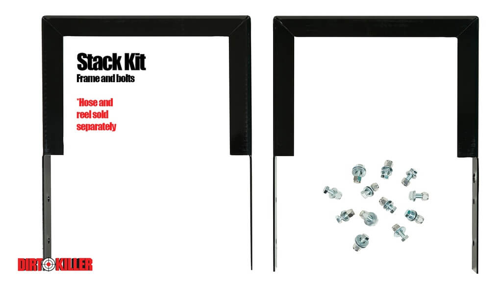 Summit Hose Reel Stack Kit – Black Steel