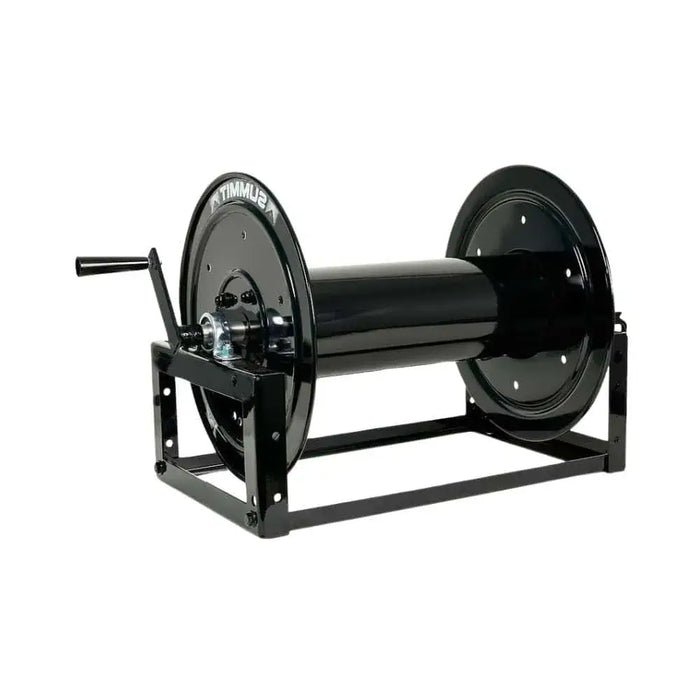 Summit 22" Manual Hose Reel – 500' Capacity, Black