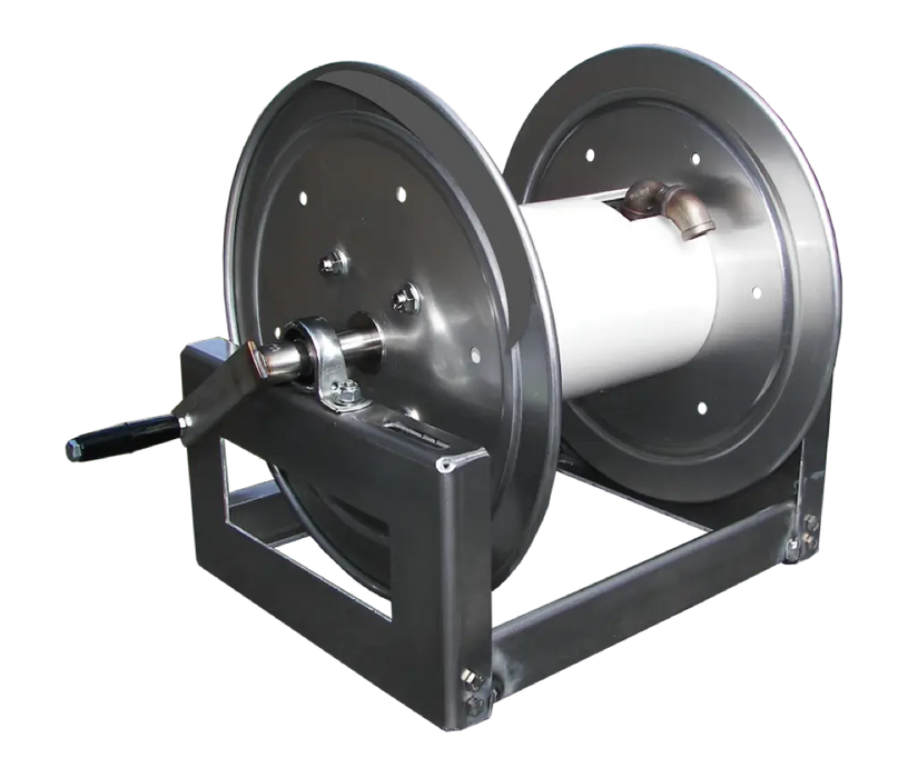 Summit 12" Manual Hose Reel – Aluminum Construction