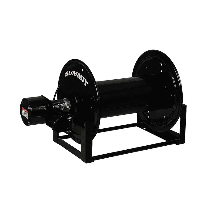 Summit 12" 12V DC Electric Hose Reel – Black