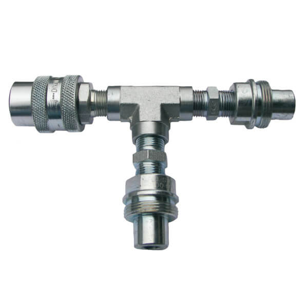SPL002-7K 2-Gun Splitter with Stainless Steel 10K PSI Quick Connects