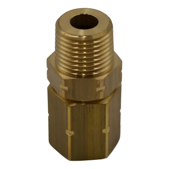 ST-340 Brass Live Swivel – 1/2" MPT x 1/2" FPT Pressure Washer Swivel