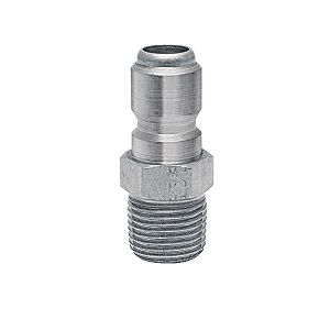 Foster ST3M3-S Steel Quick Connect Plug – 3/8" MPT, FST Series Industrial Interchange