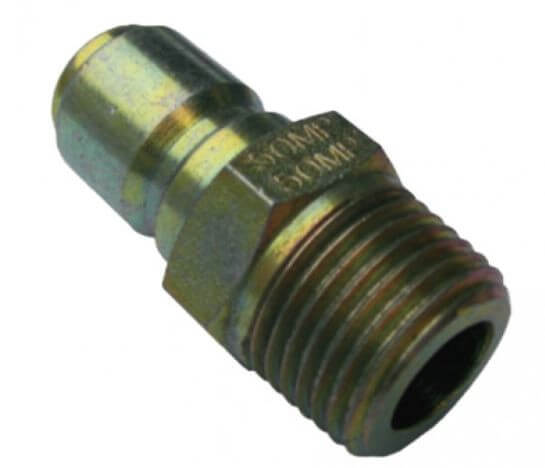 Foster ST4M4-S Coated Steel Quick Connect Male Plug – 1/2" MPT (Pack of 5)