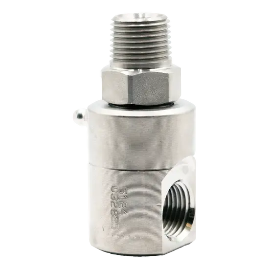 Super Swivels 5124 90° Pressure Washer Swivel – 1/2" MPT x 1/2" FPT, 5000 PSI