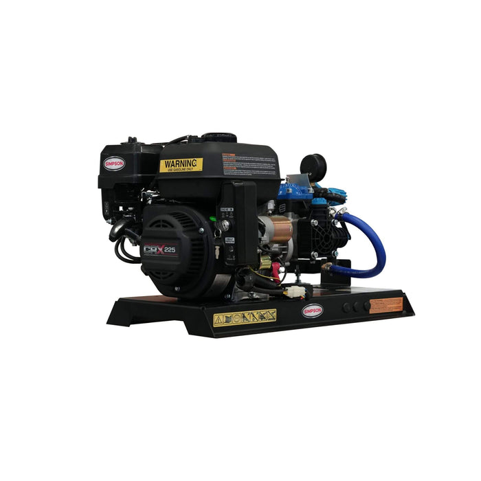 Simpson SW310183E Soft Wash Professional Gas-Powered Cold Water Pump System – 300 PSI, 10.0 GPM, CRX 225 Engine, Gear-Drive Pump