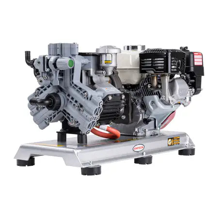 Simpson SW312233E Soft Wash Gas-Powered Cold Water Pump System – 300 PSI, 12.0 GPM, Honda GX200 Engine, Comet P40 Pump, Electric Start