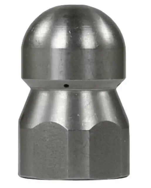 Stainless Steel Sewer Nozzle 1/4" FPT #12.0 with 1.2mm Orifices – OEM Replacement Part