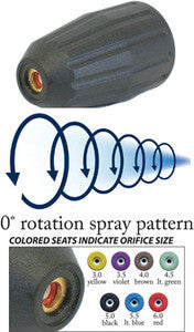 Suttner ST-456 5.5 Rotary Pressure Washer Nozzle – 5000 PSI Light Blue Turbo Nozzle