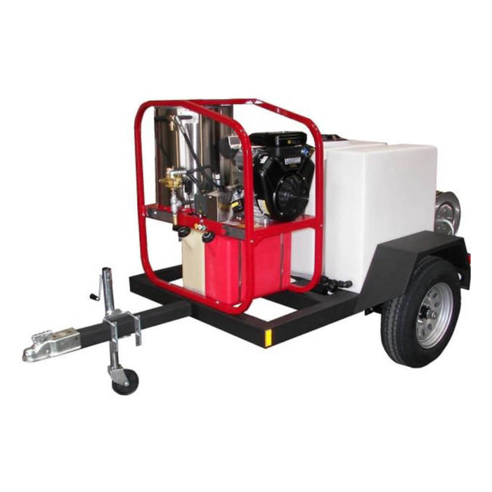 Hot2Go T185SKH-SK40004HH Hot Water Pressure Washer Trailer – 3.5 GPM @ 4000 PSI