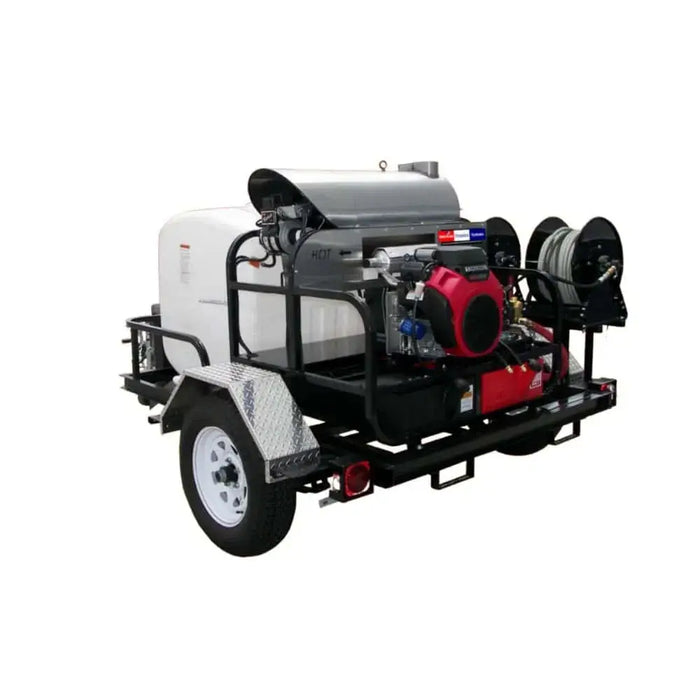 Pressure-Pro TR8012PRO-35HG Trailer Pressure Washer – PRO Series, 8.0 GPM @ 3500 PSI, Honda GX690 Gas Engine, GP Pump (No Hose)