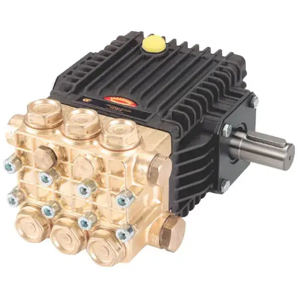 TX1812S17 Triplex Pump – 3.8 GPM @ 2000 PSI @ 1750 RPM, 24mm Solid Shaft