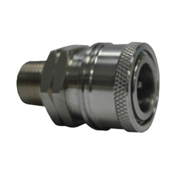 V10073 Stainless Steel Quick Connect Coupler – 1/4" MPT