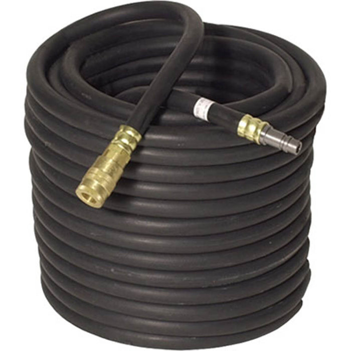 Bullard Air Supply Hose – 100′ Starter, V20, 1/2″ ID, 1/2″ Industrial Interchange, For Use with Free Air Pumps, Black