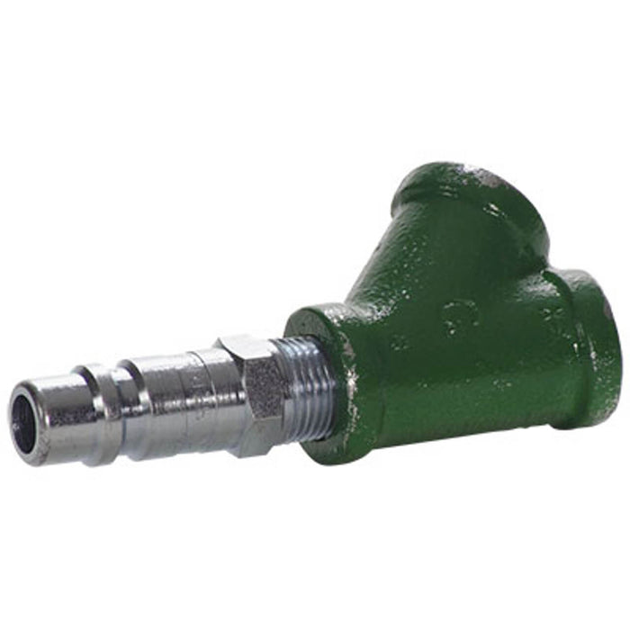 Bullard Free-Air Pump Quick-Disconnect Coupler Adaptor – 1/2" Industrial Interchange w/ Dual 3/8" Female NPT Ports