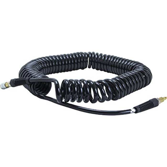 Bullard Air Supply Hose – 50′ Starter/Extension, V5KF Kink-Free, 3/8″ ID, 1/4″ Industrial Interchange, Black