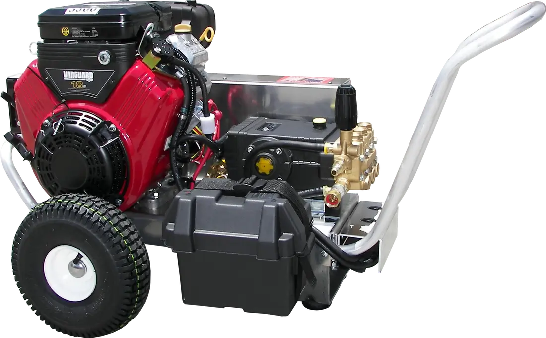 Pressure-Pro VB5535VGEA411 Pressure Washer – 5.5 GPM @ 3500 PSI, Vanguard 18 HP Gas Engine, HP5535 Pump
