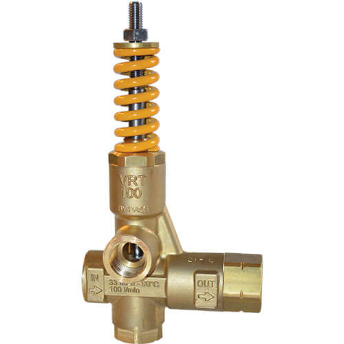 VRT100-190D Yellow Spring Unloader Valve 26 GPM 2465 PSI with Dual Bypass – OEM Replacement Part