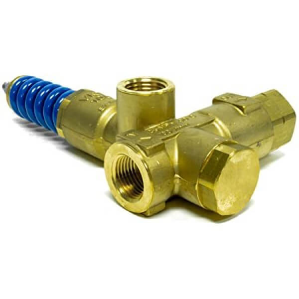 Mecline VRT100-330D Unloader – Dual Port, Stainless Steel Outlet (32mm), 26.4 GPM @ 5075 PSI