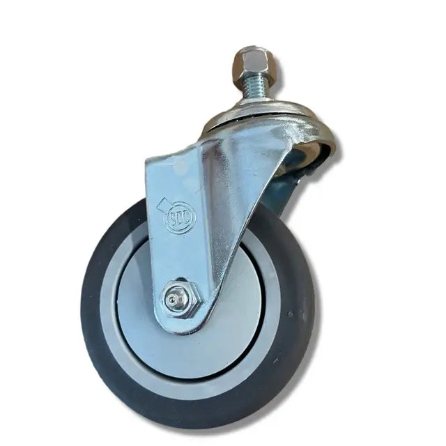 Whisper Wash WW3115 Front Caster Wheel for Big Guy Surface Cleaner – 4" Caster w/ Nut – OEM Replacement Part