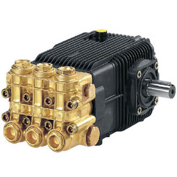 XWM2128N Triplex Pressure Washer Pump – 5.5 GPM @ 4060 PSI, 1450 RPM, 24 mm Solid Shaft