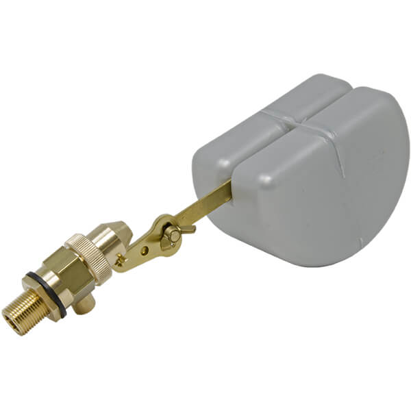 GP YFLOATVALVE Float Valve – 3/8" Short w/ Gray Float